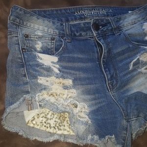 American Eagle Denim Strech Shorts